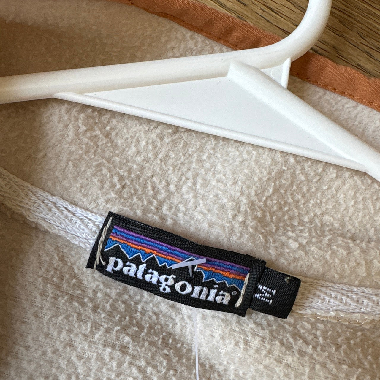 Vintage Patagonia Cream Fleece Synchilla Sweatshirt - M