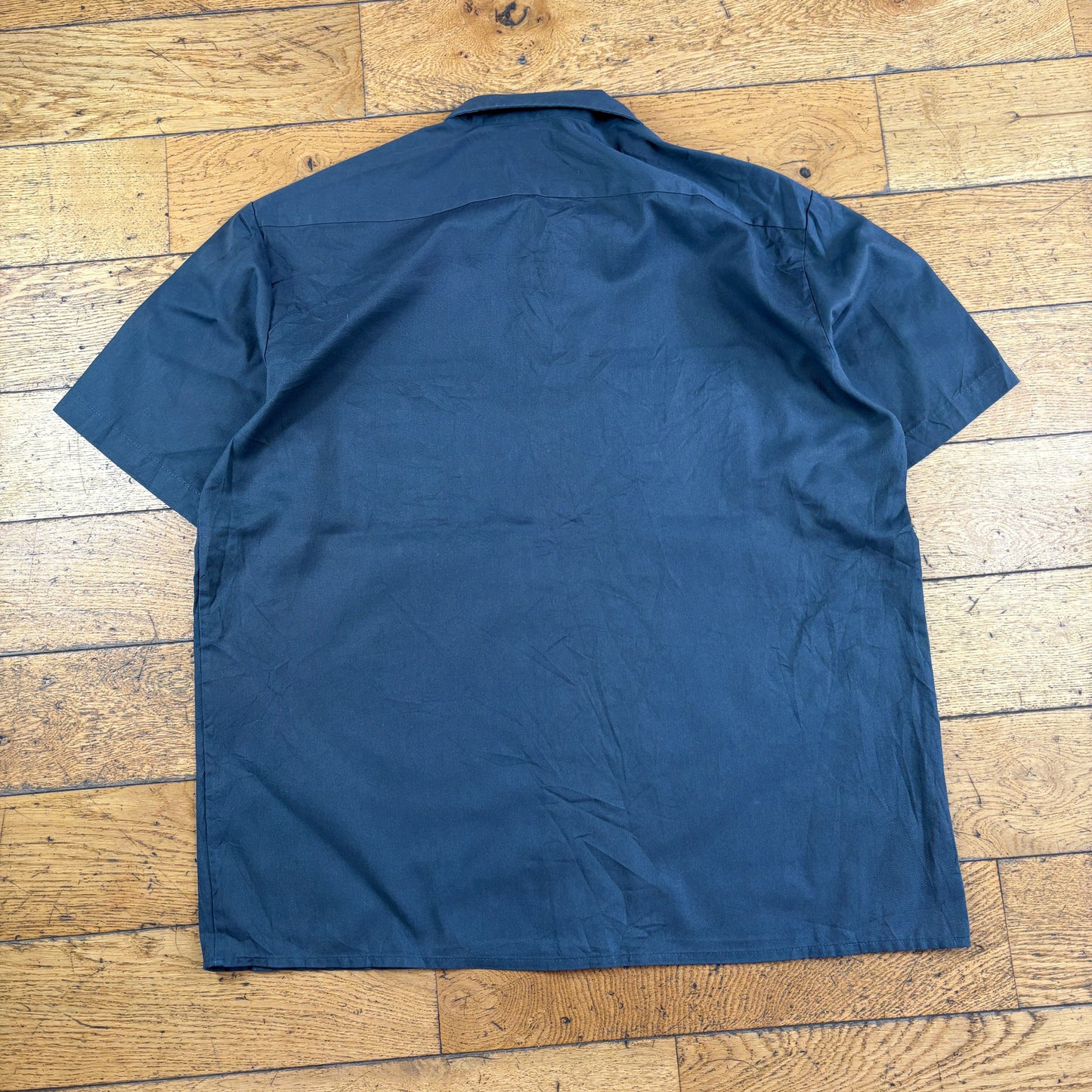 Vintage Dickies Grey Short Sleeve Workwear Shirt - XL