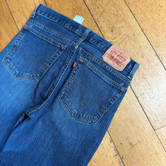Vintage Levis Straight Blue Denim Jeans - 32