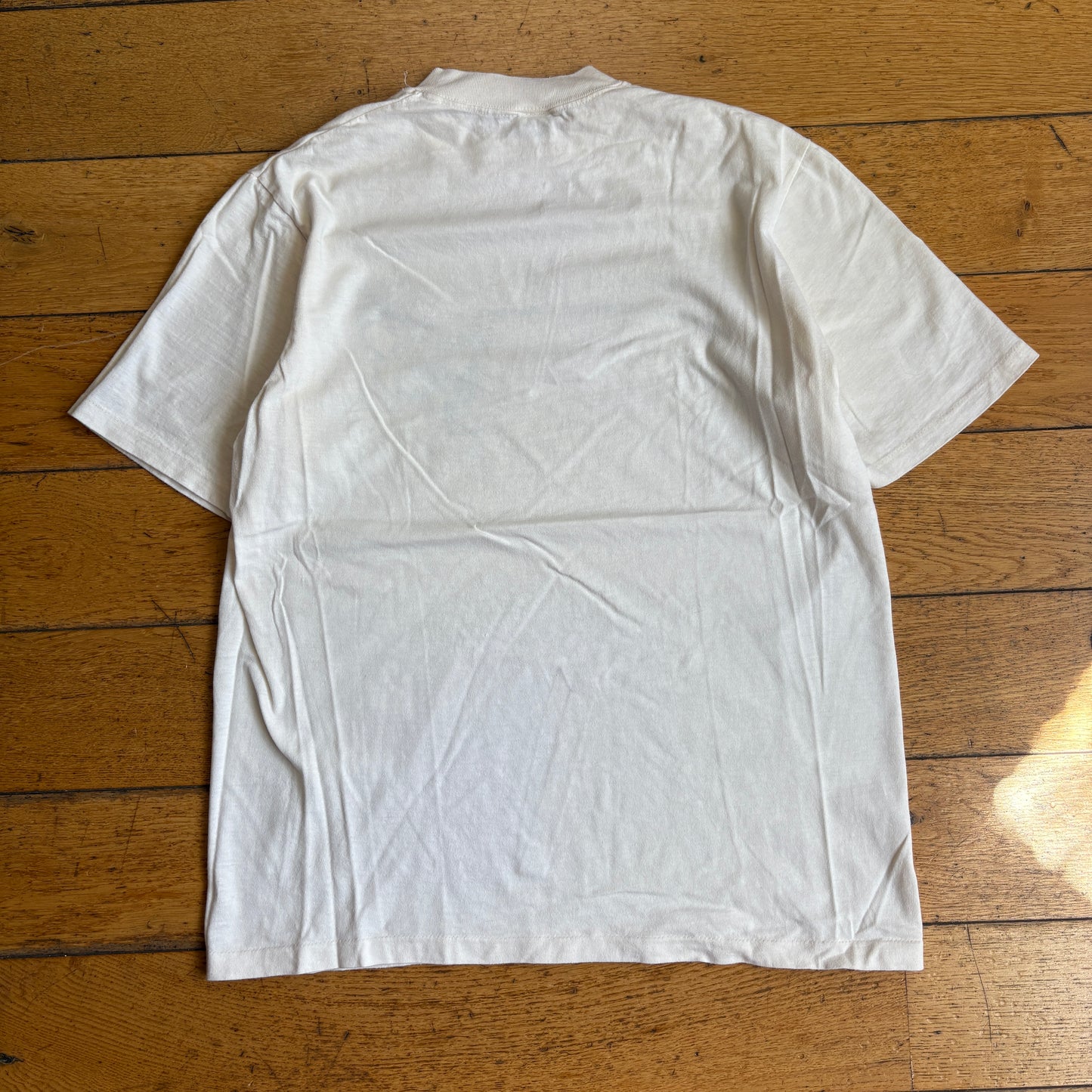 Vintage 1978 Crazy Shirts Tennis Funny Single Stitch White Graphic T-Shirt - S