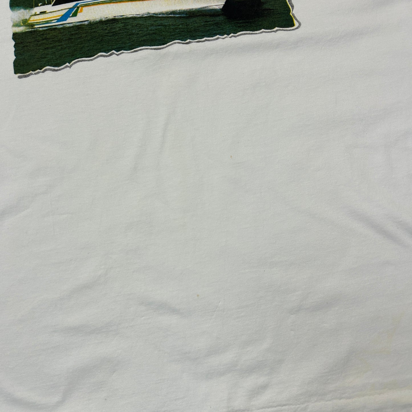 Vintage 90s Bali Cruise Single Stitch Graphic White T-Shirt - M