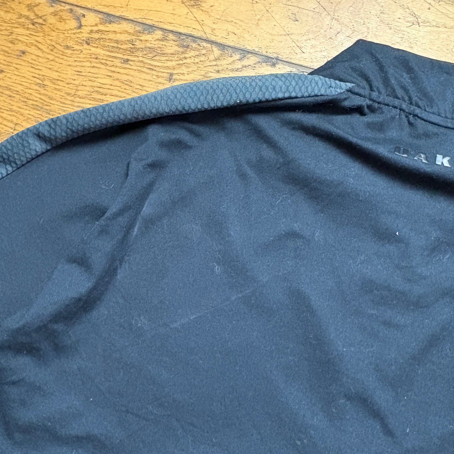 Vintage Oakley Grey Quarter Zip Sports Pullover Track Jacket - L