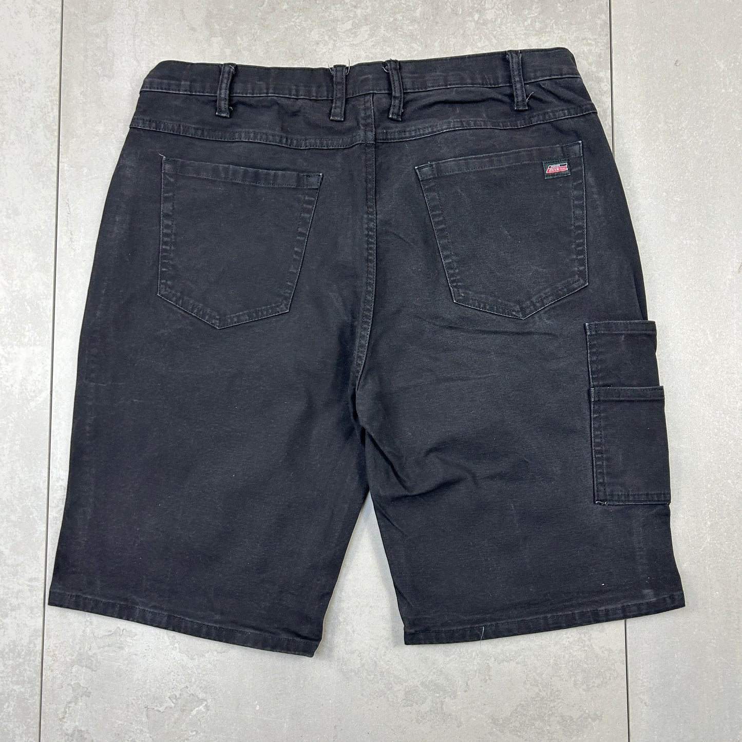 Vintage Dickies Workwear Carpenter Baggy Black Shorts - 38