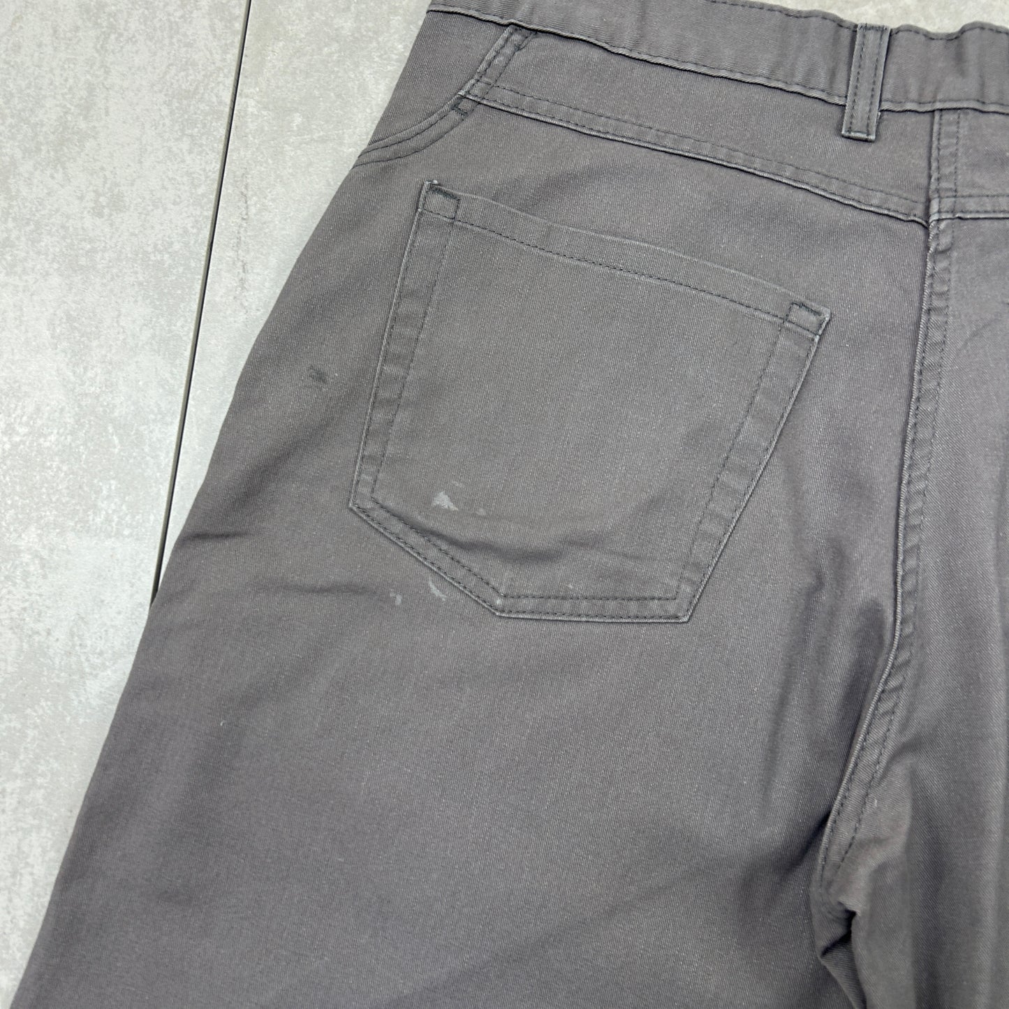 Vintage Dickies Workwear Carpenter Baggy Grey Shorts - 36