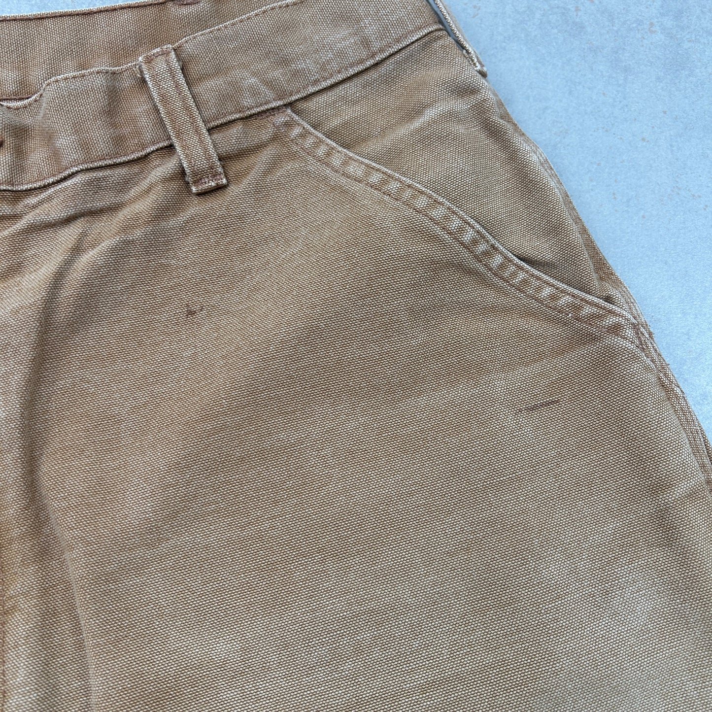 Vintage Carhartt Workwear Brown Baggy Carpenter Shorts - 36