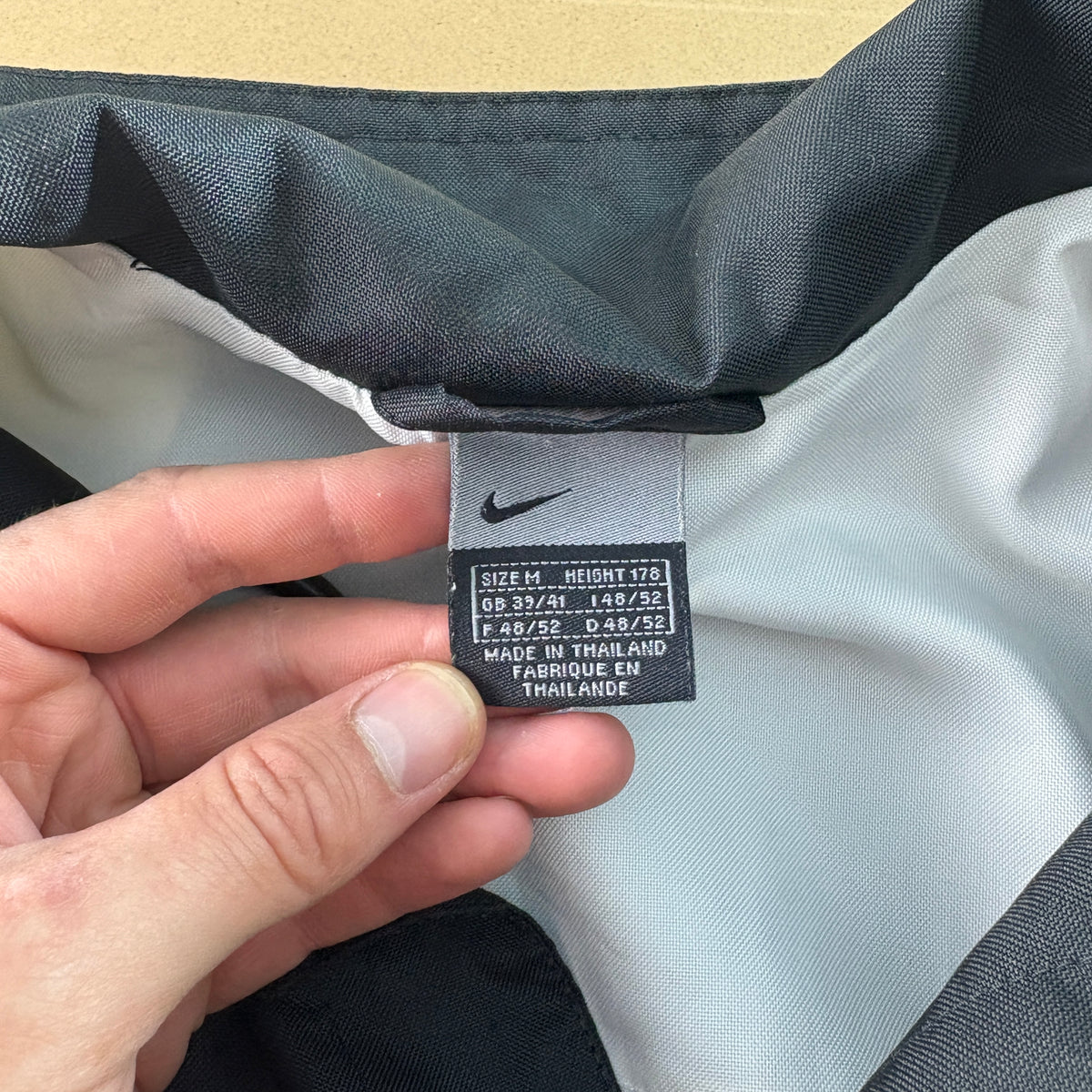 Vintage Nike Black 00s Y2K Harrington Coach Jacket - M