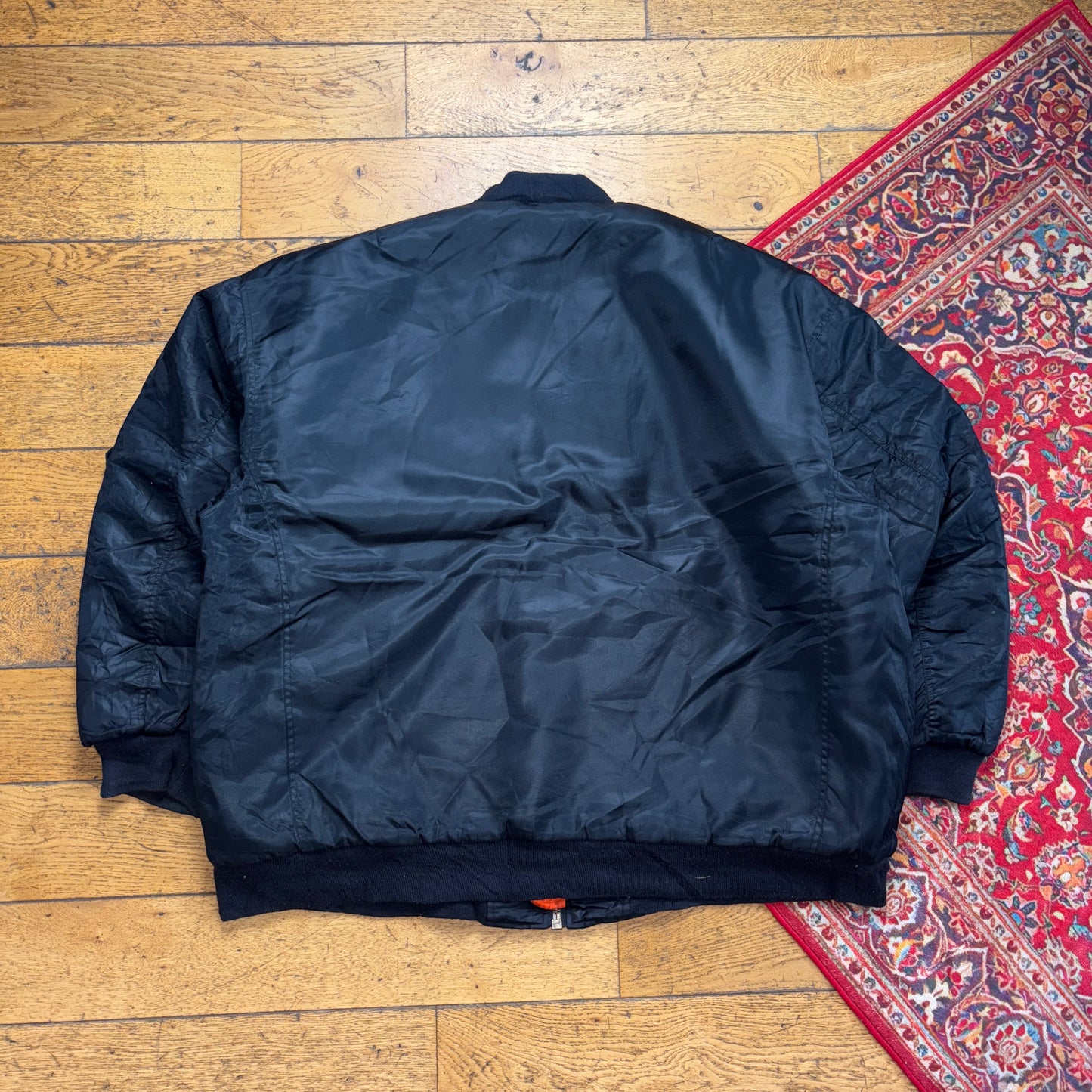 Vintage Black MA-1 Bomber Jacket - 5XL
