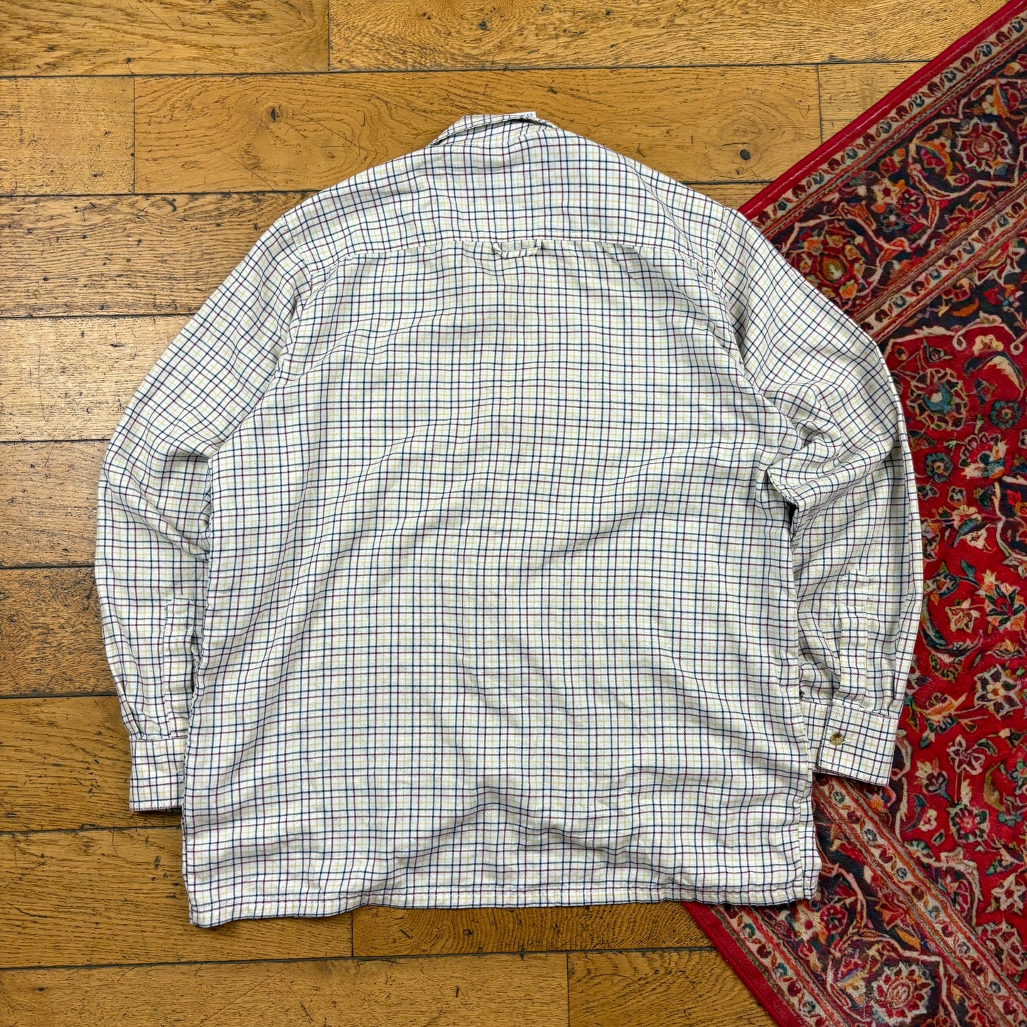 Vintage Dickies White Embroidered Shirt - L