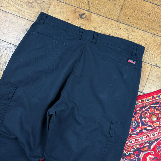 Vintage Dickies 874 Skate Black Trousers - 38