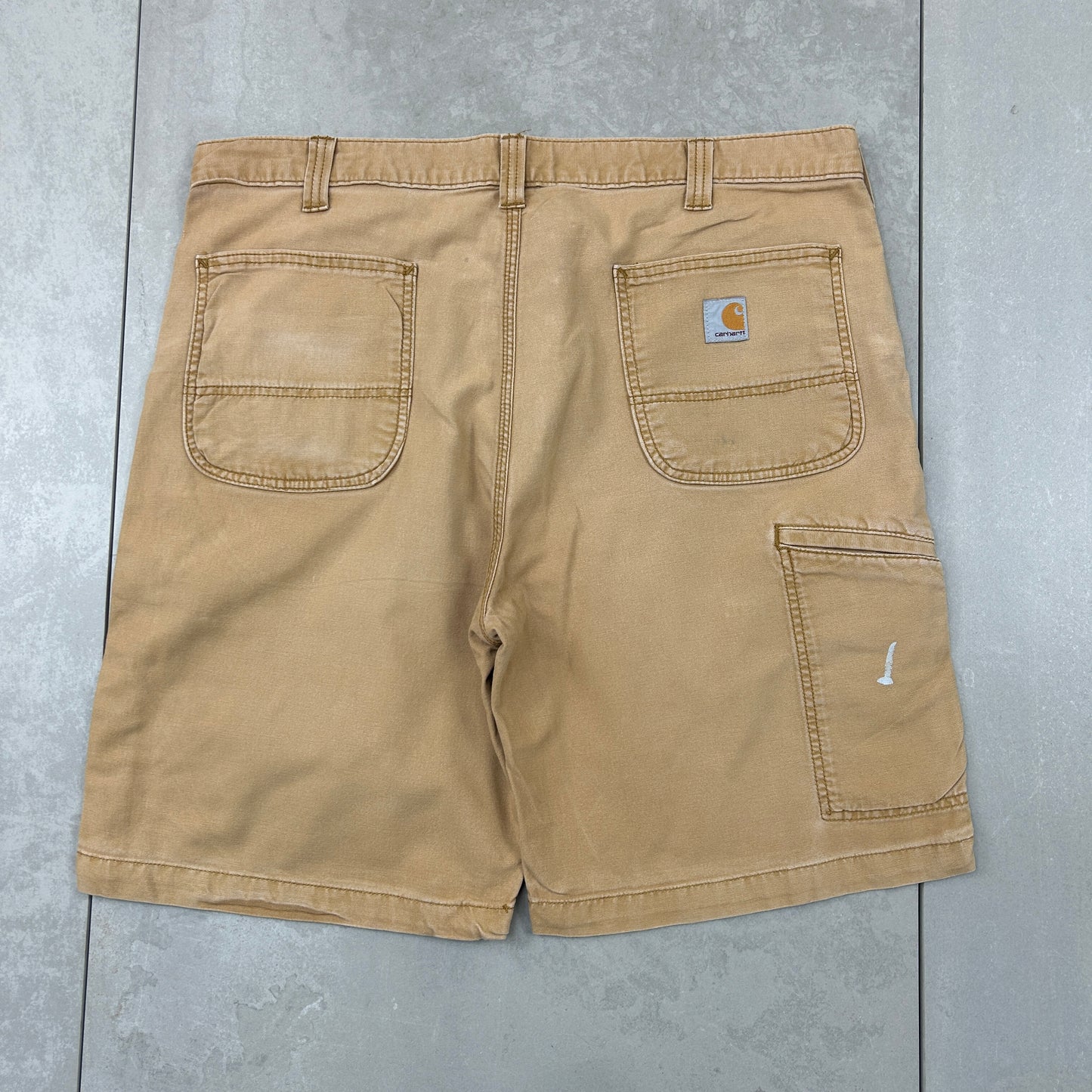 Vintage Carhartt Workwear Baggy Brown Carpenter Shorts - 38