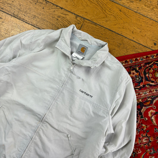 Vintage Carhartt WIP Santa Fe Bomber Style White Jacket - S