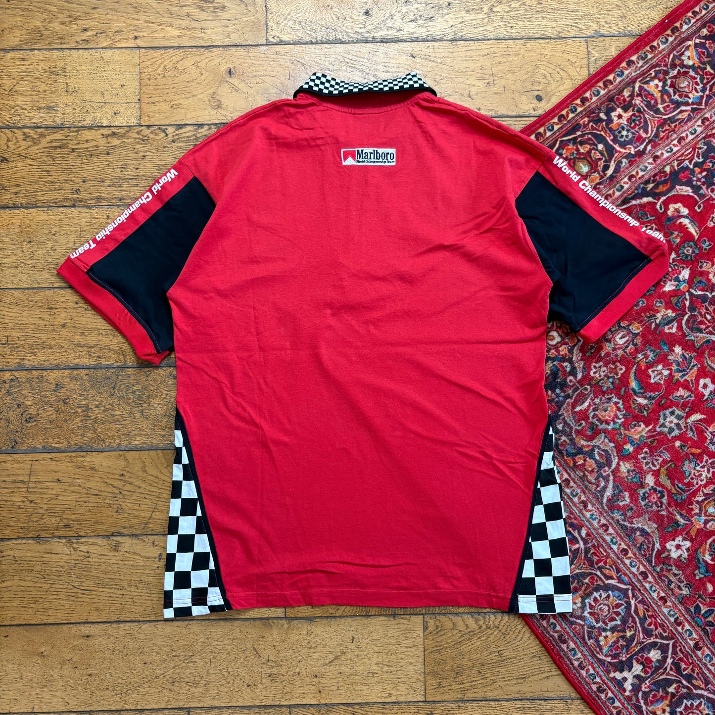 Vintage Marlboro Red Racing Polo Shirt - L