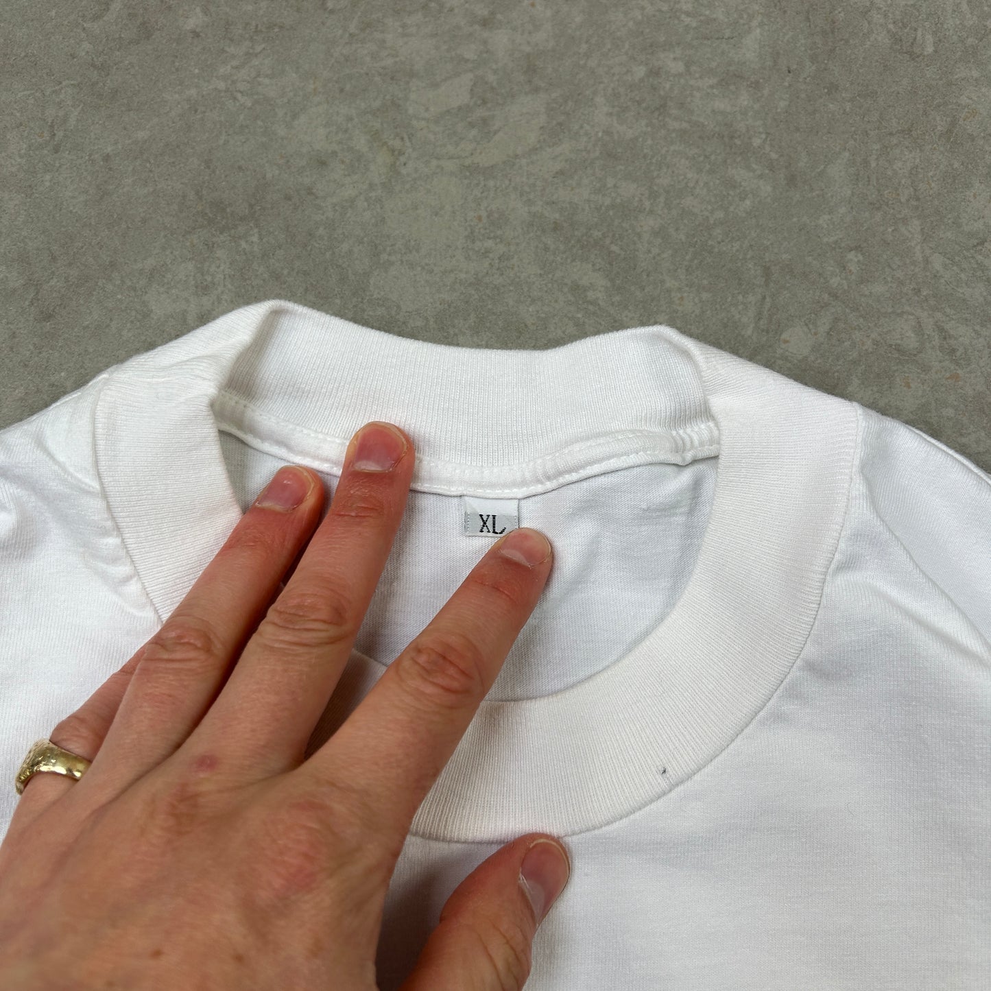 Vintage 90s Bali Cruise Single Stitch Graphic White T-Shirt - M