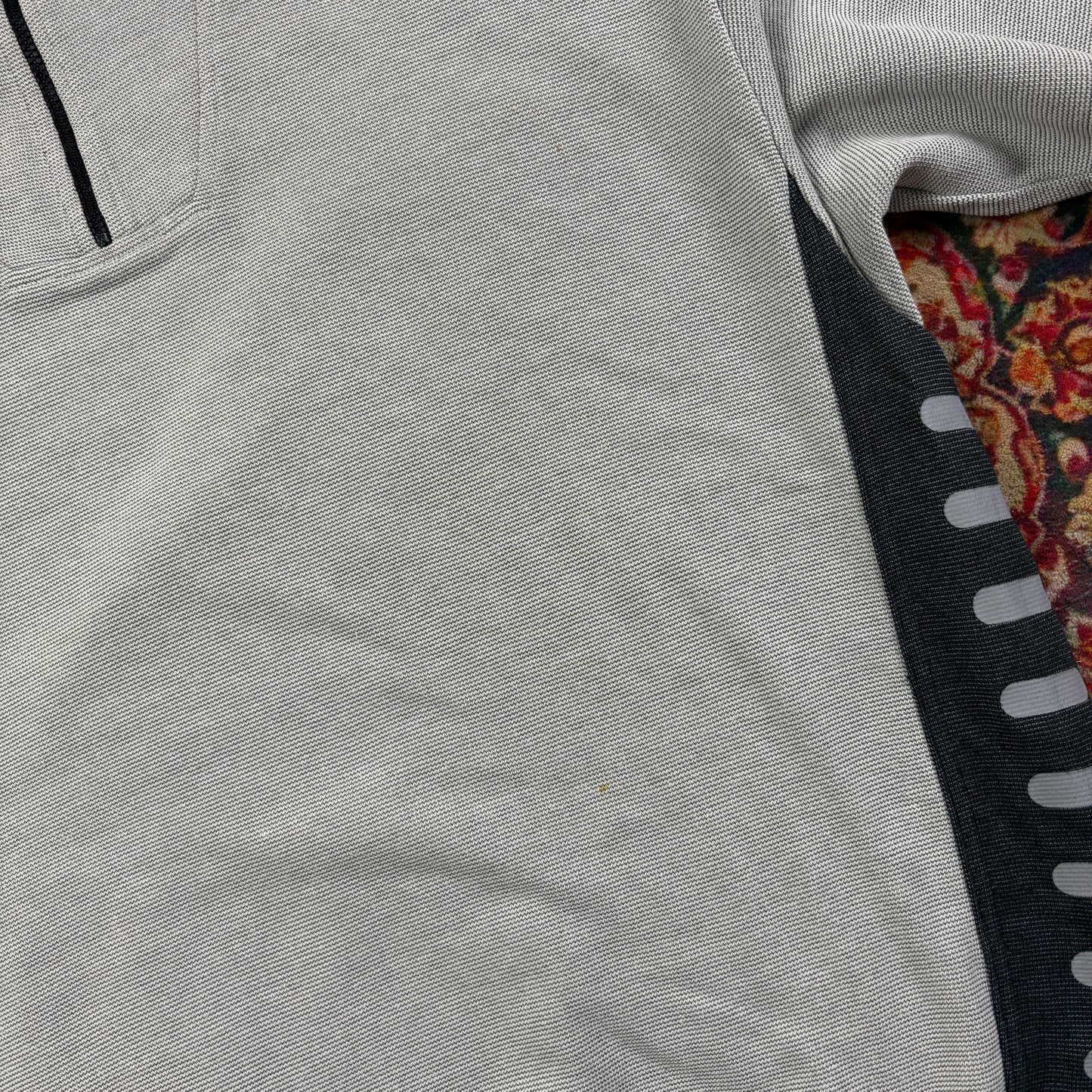 Vintage 90s Fila Grey Quarter Zip Sweatshirt - M