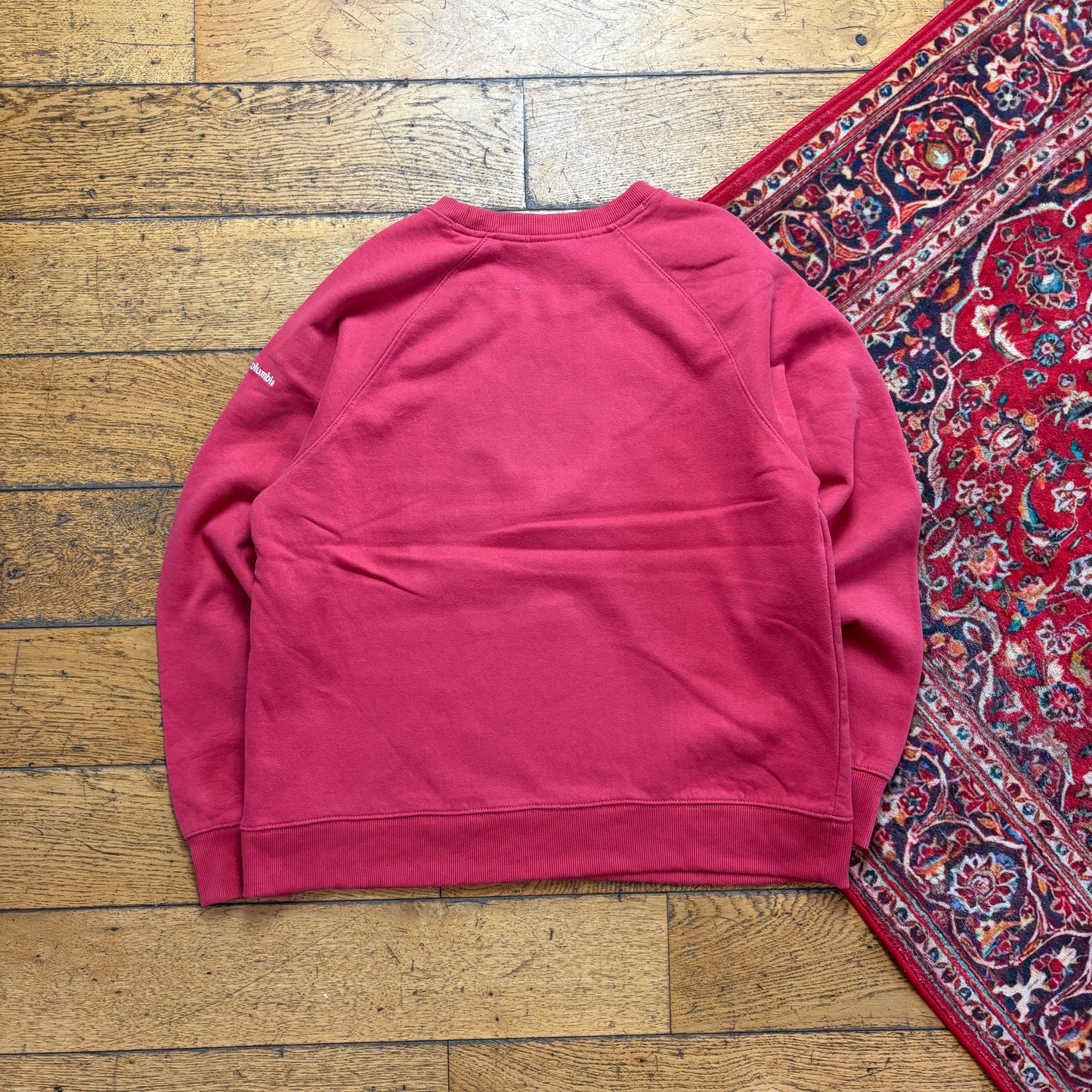 Vintage Columbia Pink Womens Sweatshirt - L