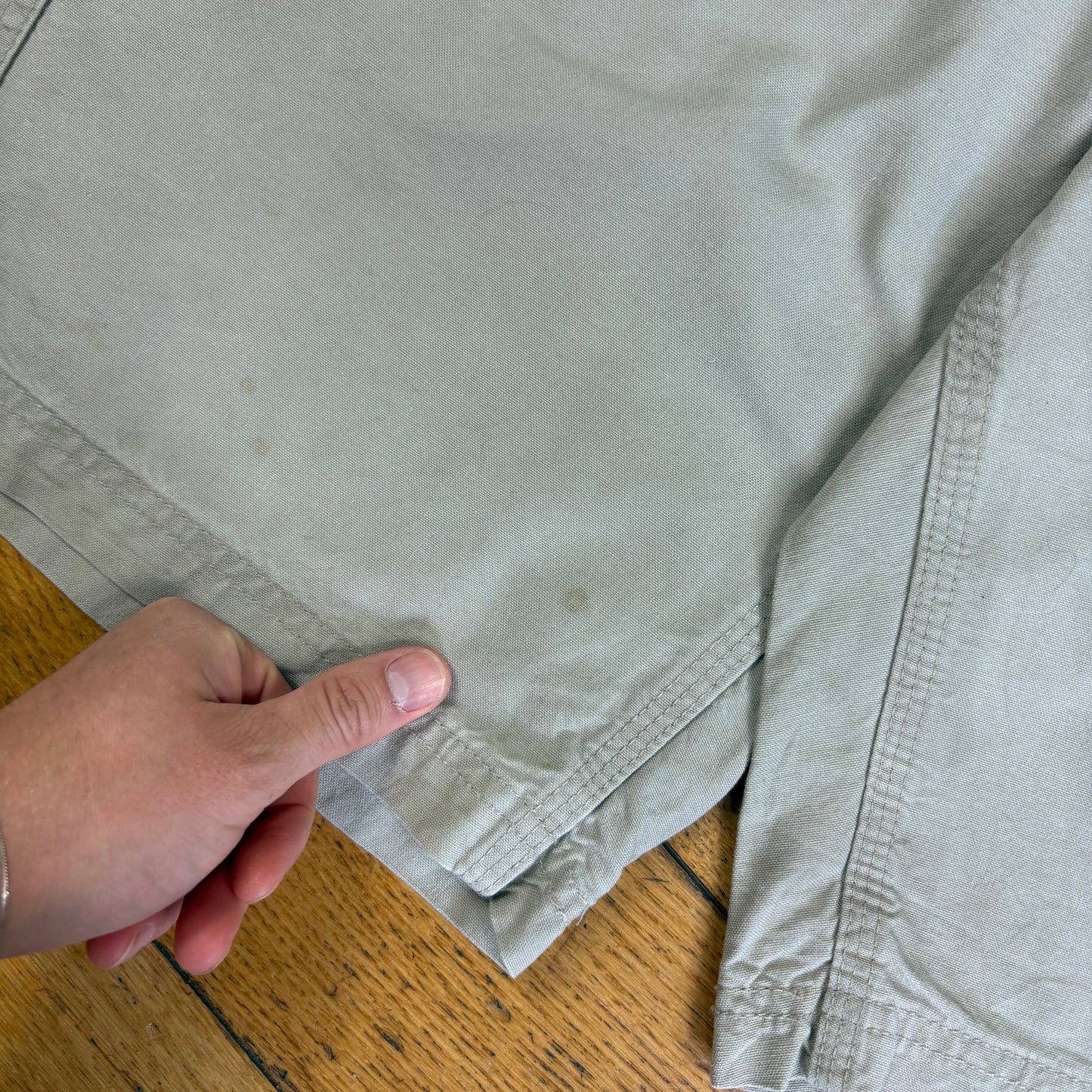 Vintage Carhartt Cream Workwear Baggy Carpenter Shorts - 36