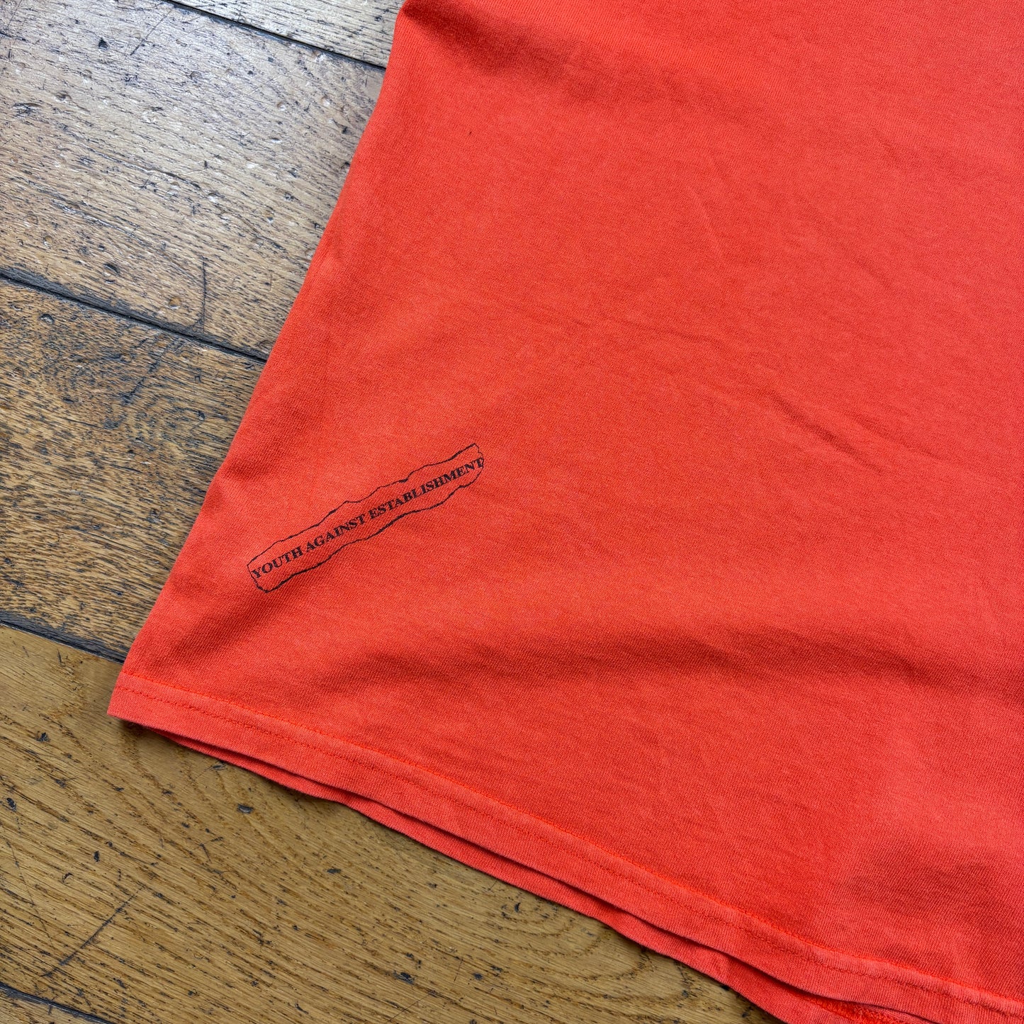 Vintage Volcom Skate Orange Graphic T-Shirt - M