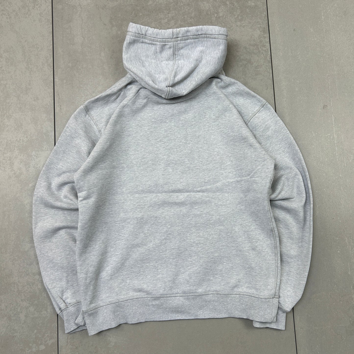 Vintage Quiksilver Embroidered Surfwear Grey Hoodie Sweatshirt - M