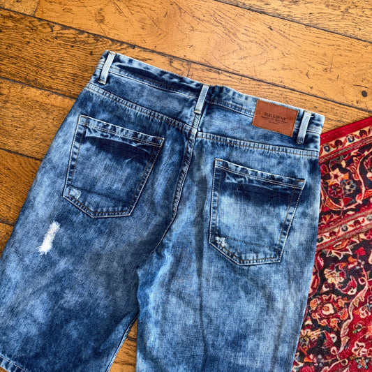 Vintage Pull and Bear Blue Denim Shorts - 32