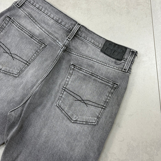 Vintage Levis Grey Baggy Denim Shorts - 34