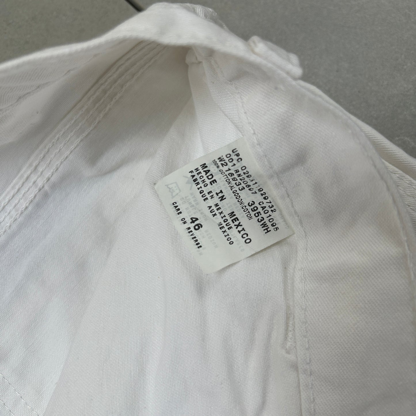 Vintage Dickies Workwear Carpenter White Baggy Shorts - 46