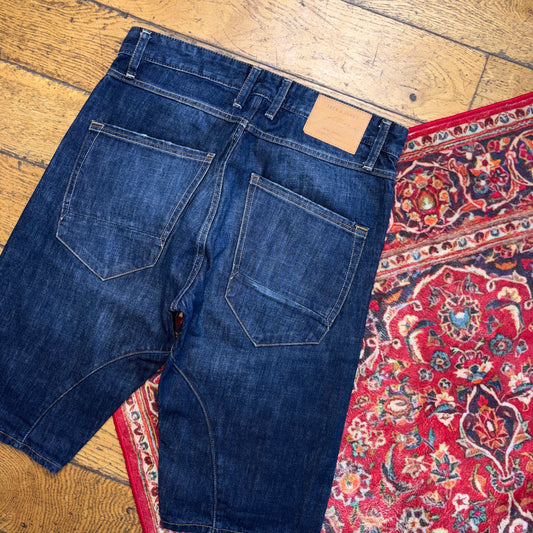Vintage Jack and Jones Blue Denim Shorts - 34