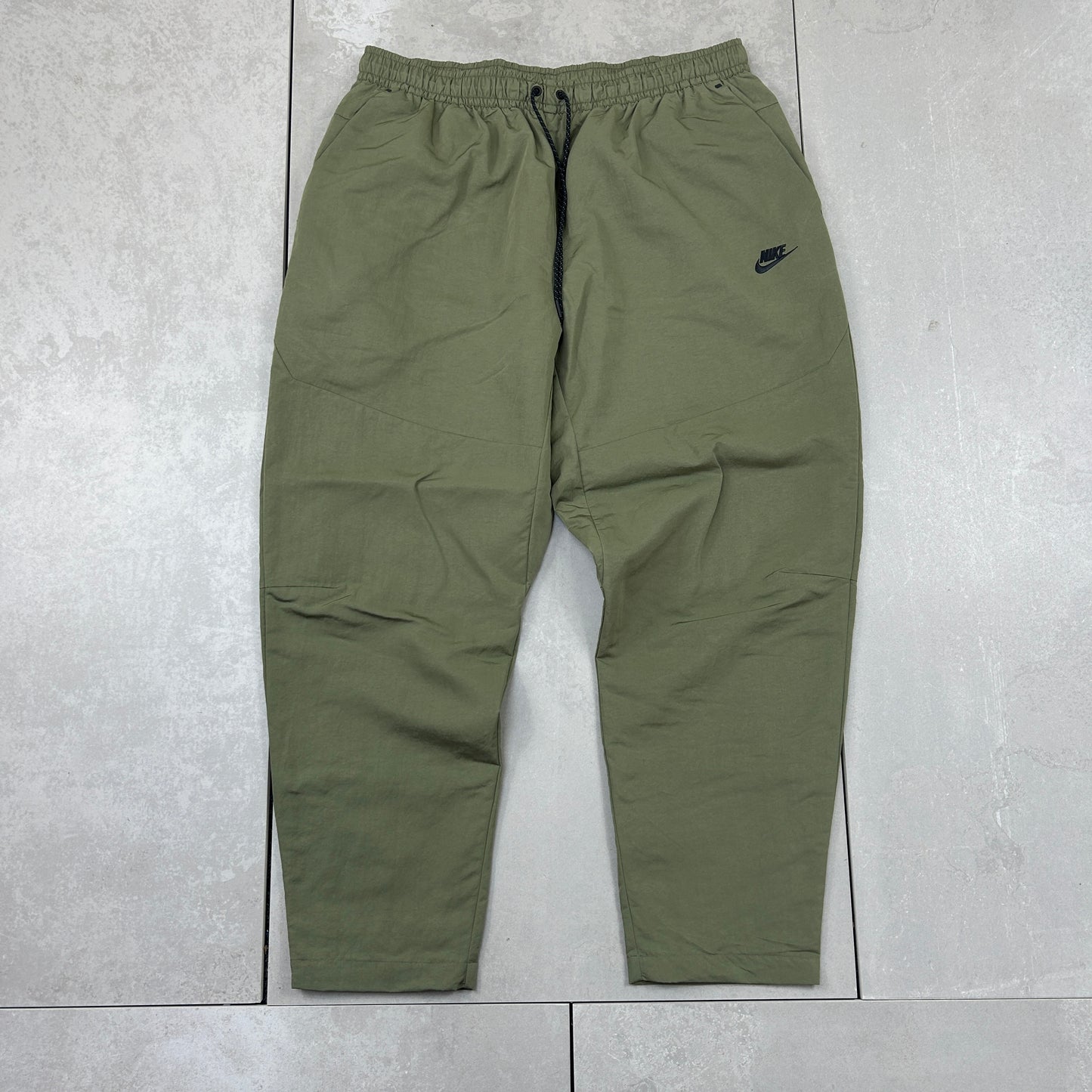 Vintage Nike Green Baggy Tracksuit Sweatpants Track Pants Bottoms - L