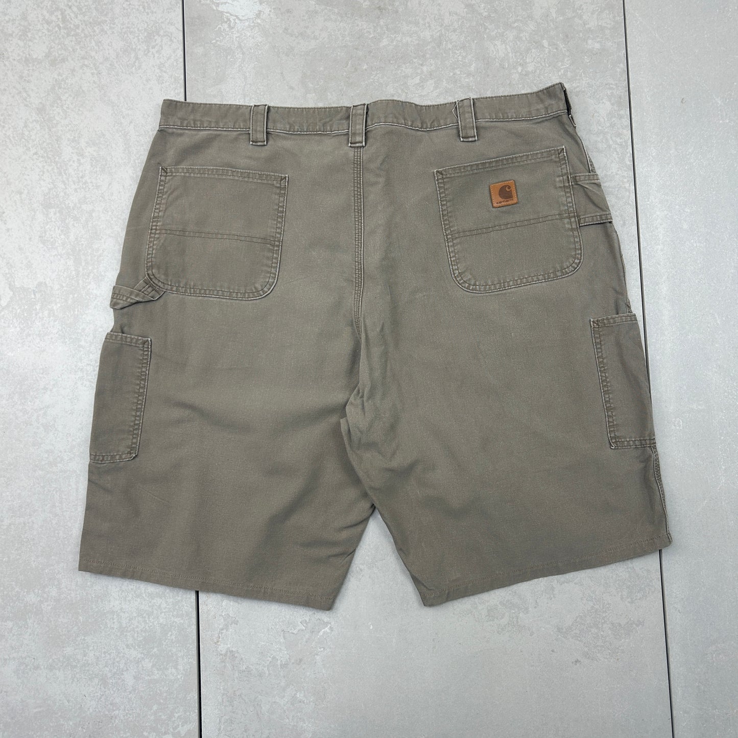 Vintage Carhartt Workwear Baggy Khaki Carpenter Shorts - 44