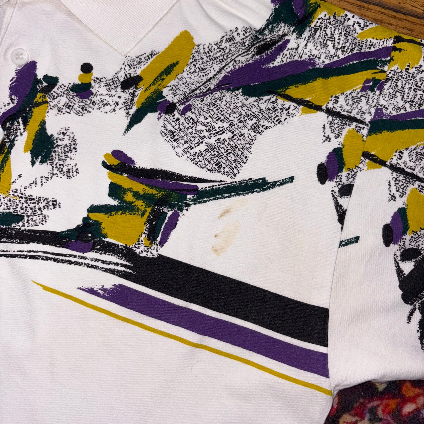 Vintage 90s Adidas White Tennis Polo Shirt - M