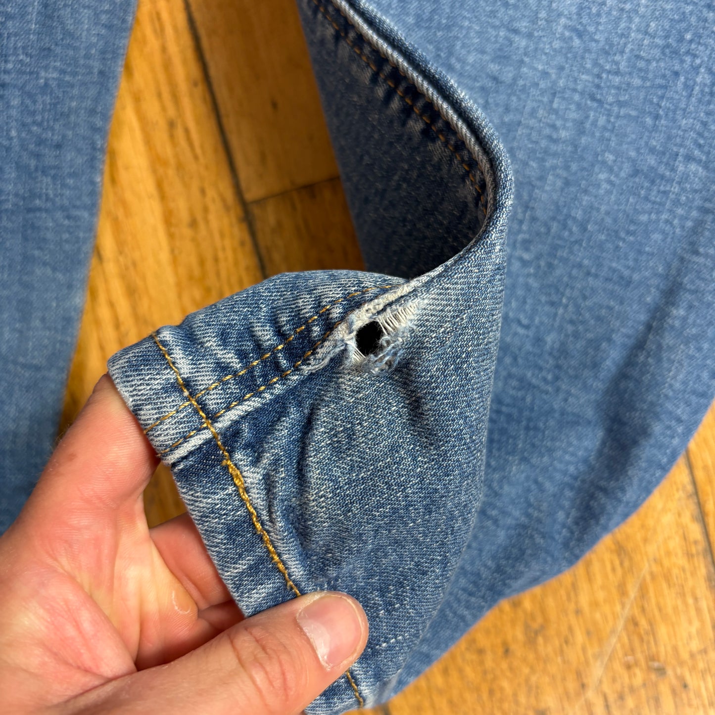 Vintage Levis 531 Tapered Blue Denim Jeans - 34