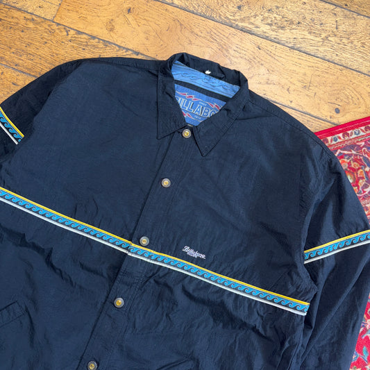 Vintage Billabong Black Surfwear Harrington Jacket - XL