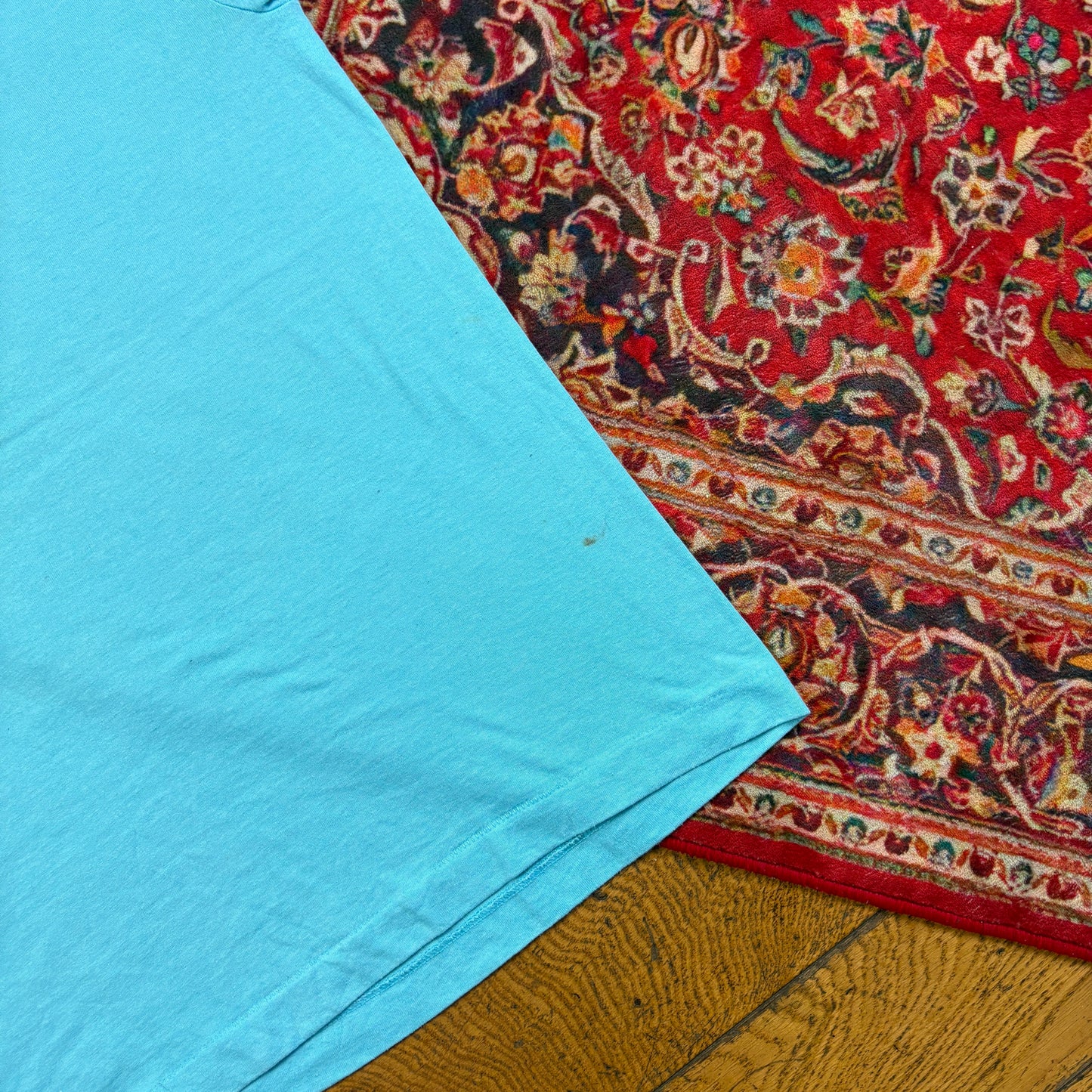 Vintage 1989 Funny 30 Blue Single Stitch Graphic T-Shirt - S