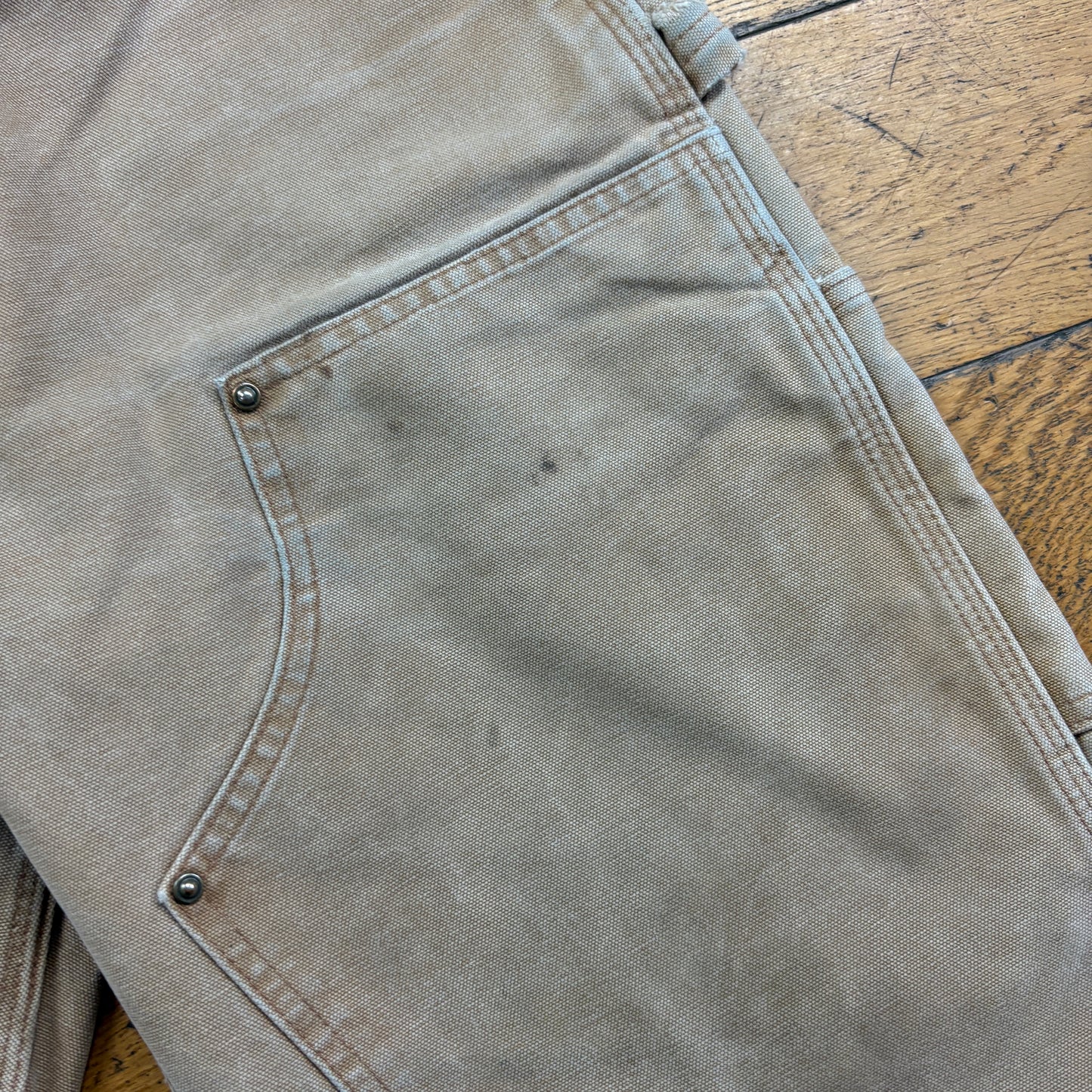 Vintage Carhartt Brown Workwear Carpenter Baggy Trousers - 32