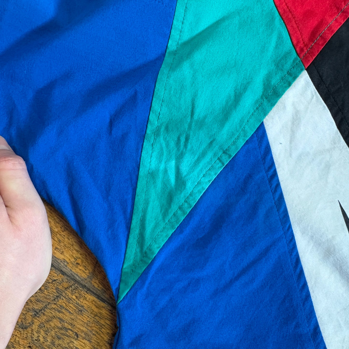 Vintage Adidas Black Blue Tracksuit Track Shell Windbreaker Jacket - L