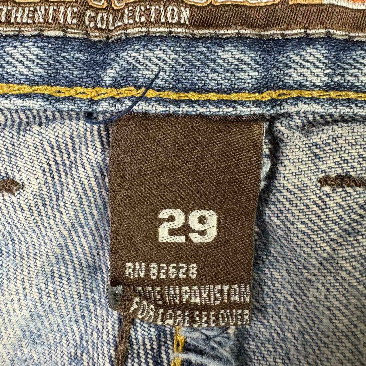 Vintage Southpole Blue Embroidered Y2K Hip Hop Baggy Jeans - 29