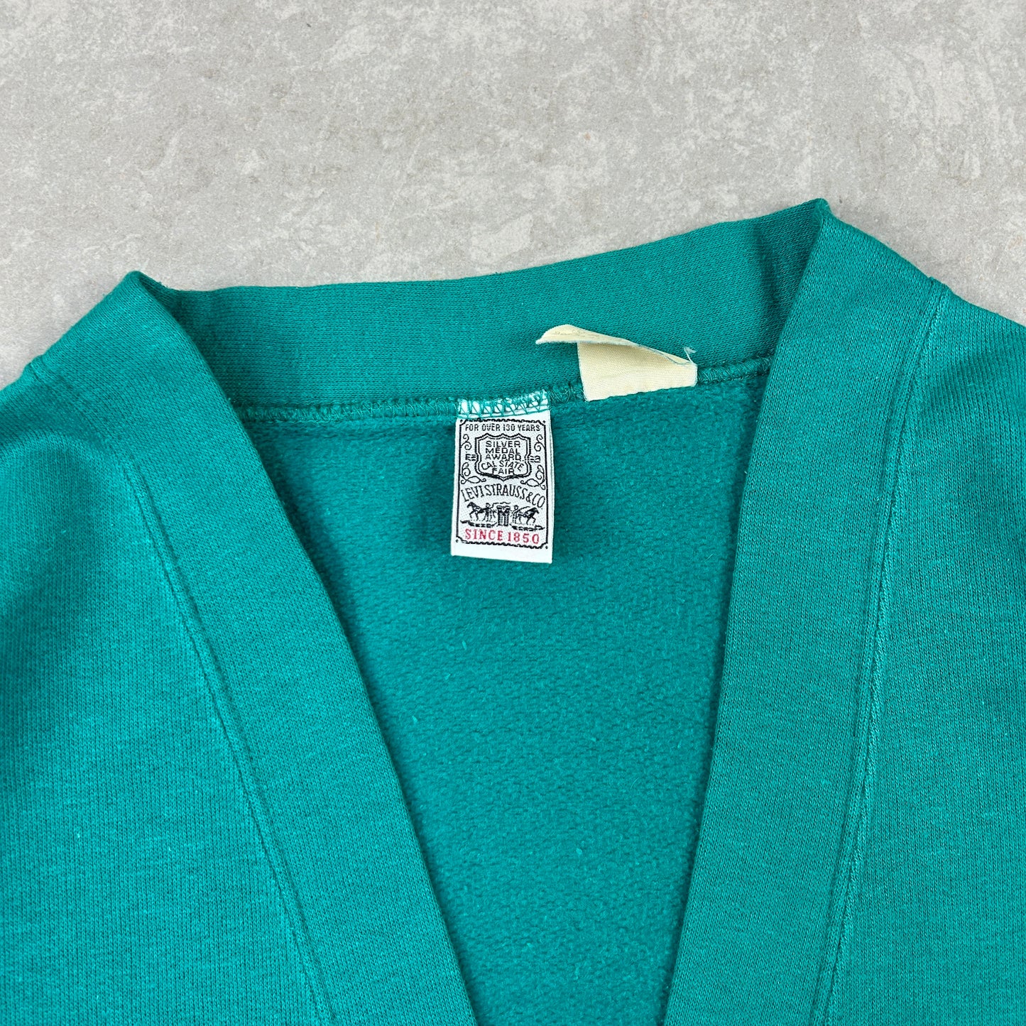Vintage 90s Levis Knit Green Cardigan Jumper - M