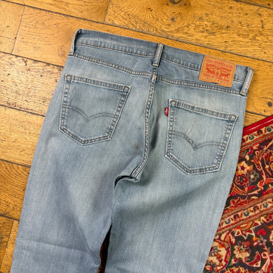 Vintage Levis 511 Slim Blue Denim Jeans - 33