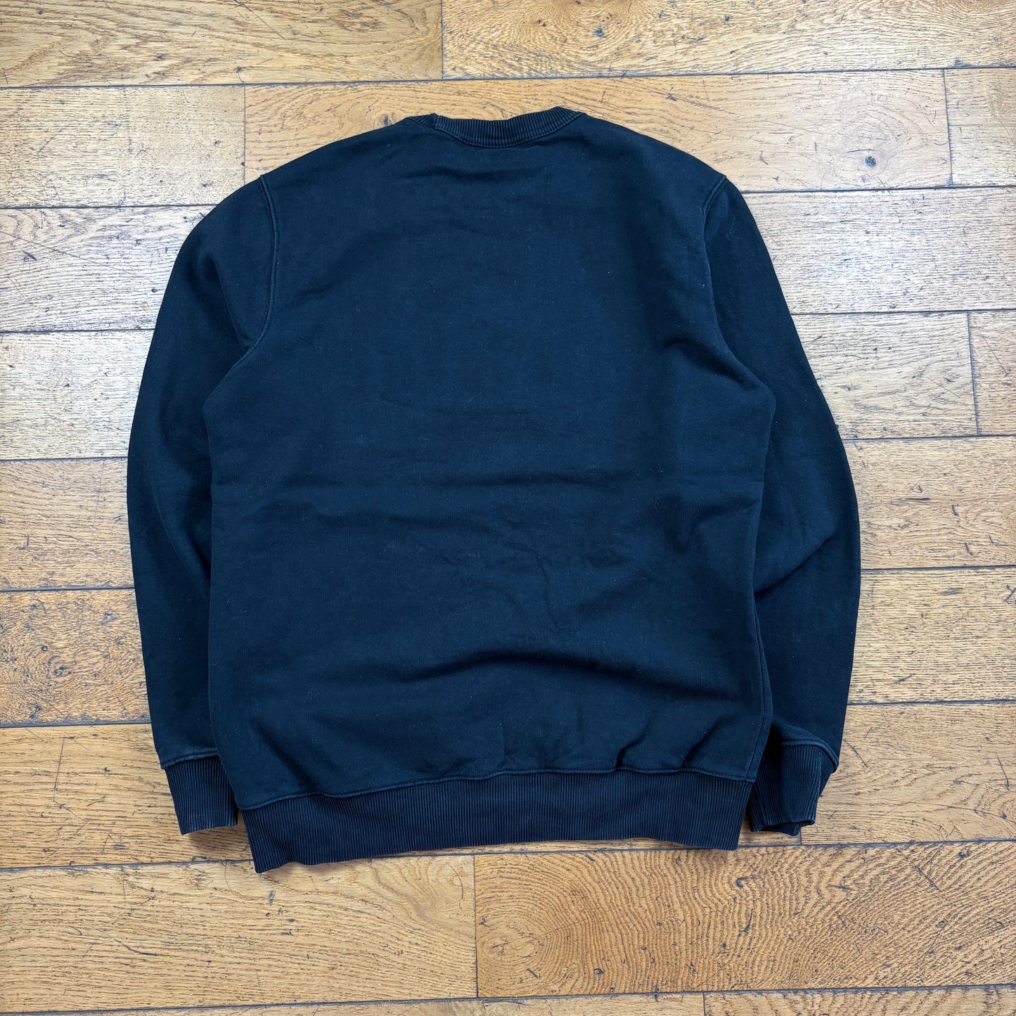 Vintage Dickies Black Spellout Embroidered Sweatshirt - M