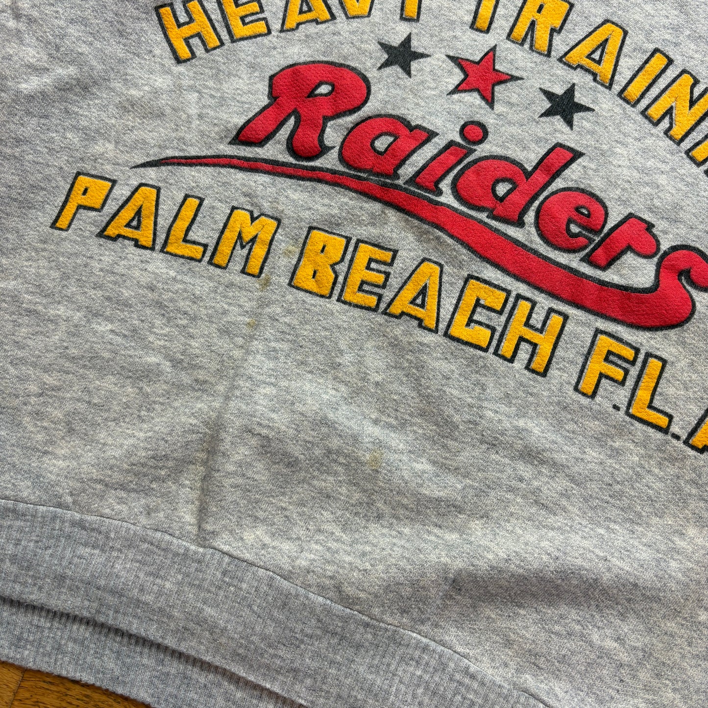 Vintage 80s Grey USA Embroidered Sweatshirt - M