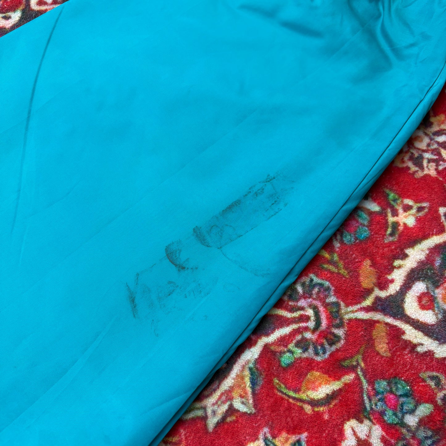 Vintage Blue Nylon Coach Harrington Jacket - XL