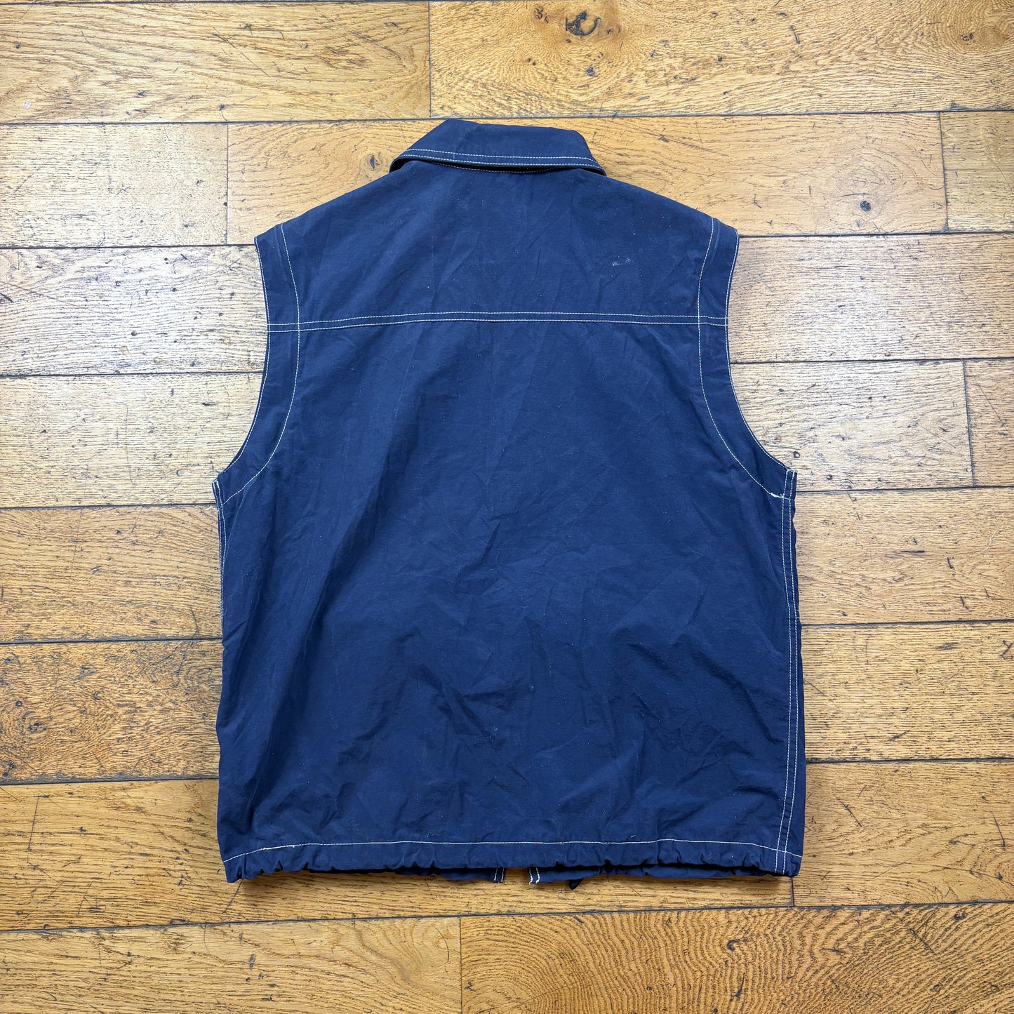 Vintage Skate Navy Gilet Vest - M