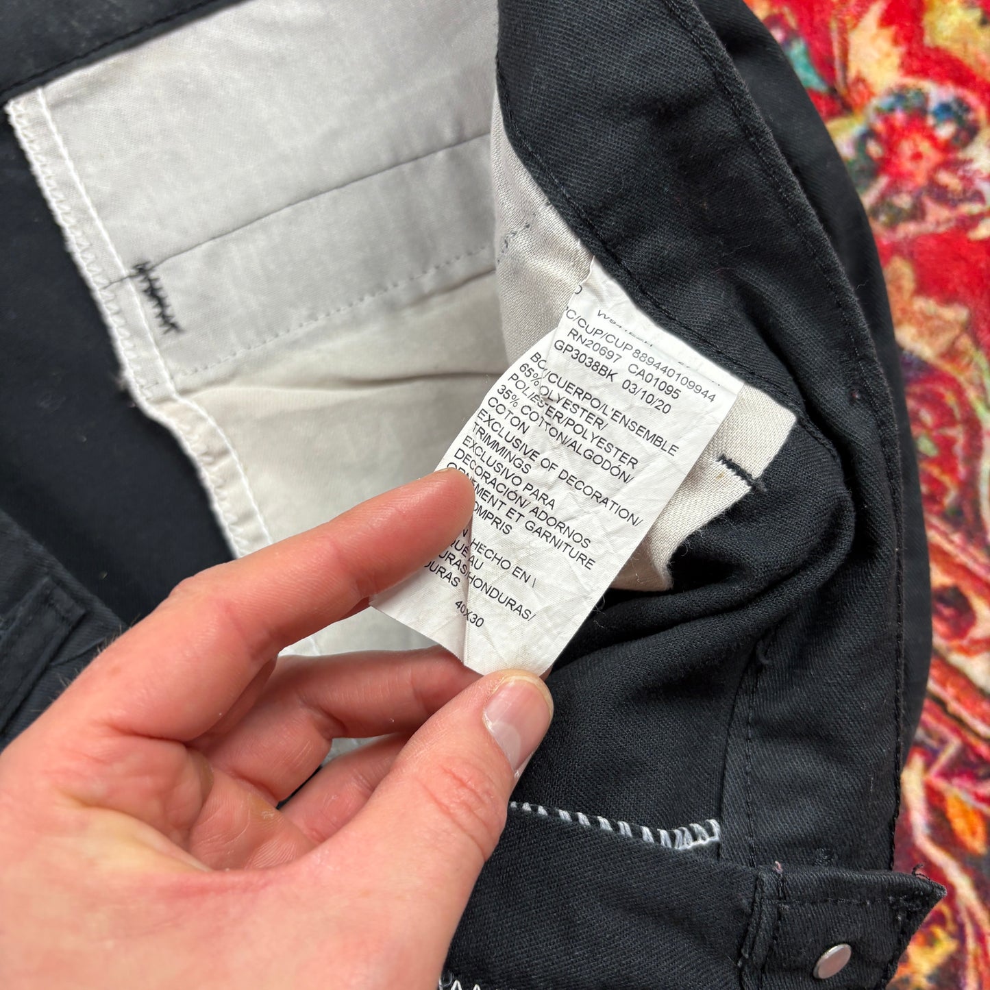 Vintage Dickies 874 Skate Navy Trousers - 40