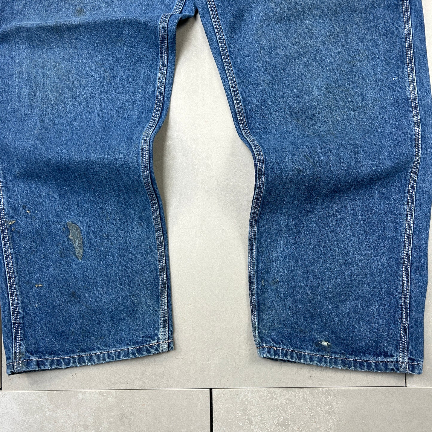 Vintage Carhartt Blue Workwear Carpenter Baggy Jeans - 40