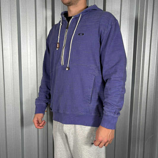 Oakley Purple Zip Hoodie Sweatshirt - XL