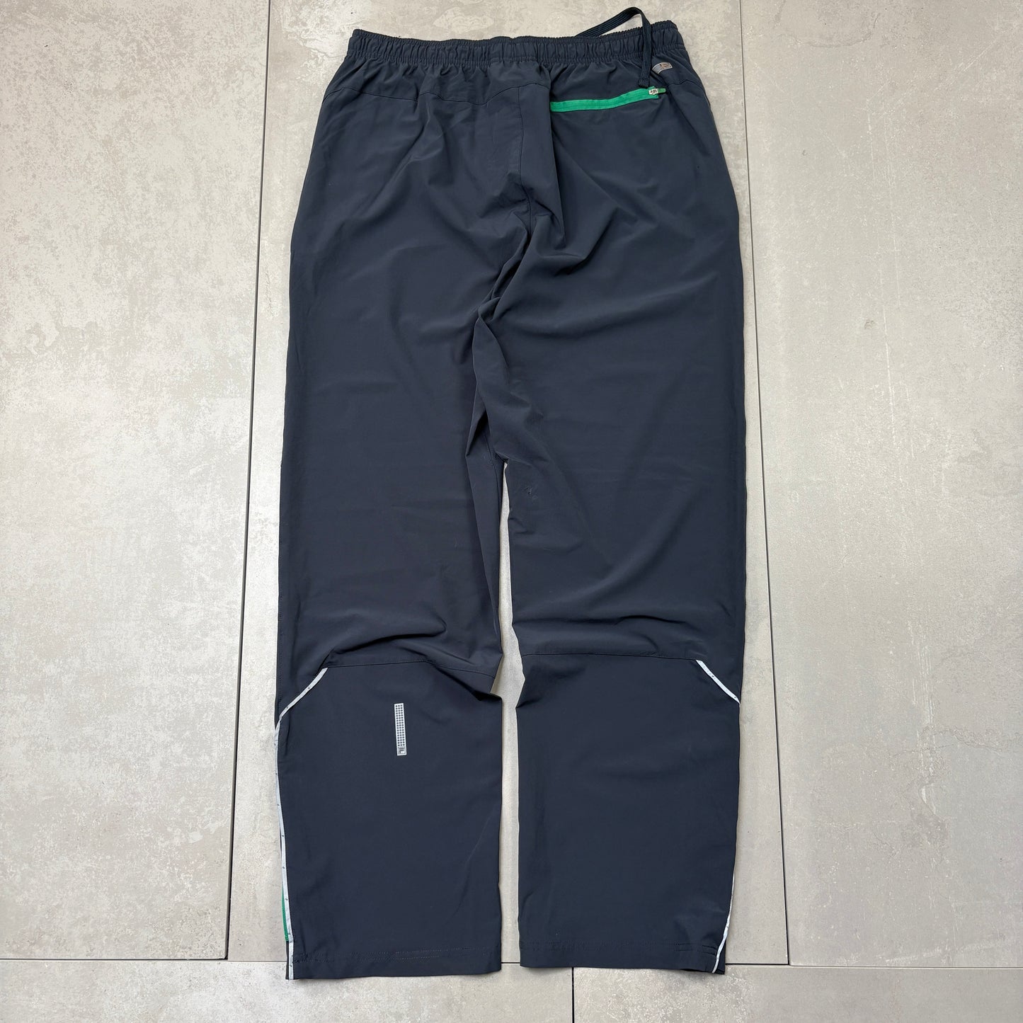 Vintage Fila Black Baggy Tracksuit Sweatpants Track Pants Bottoms - L