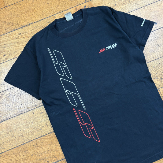 Vintage Look S95 Cycling Black Graphic T-Shirt - S