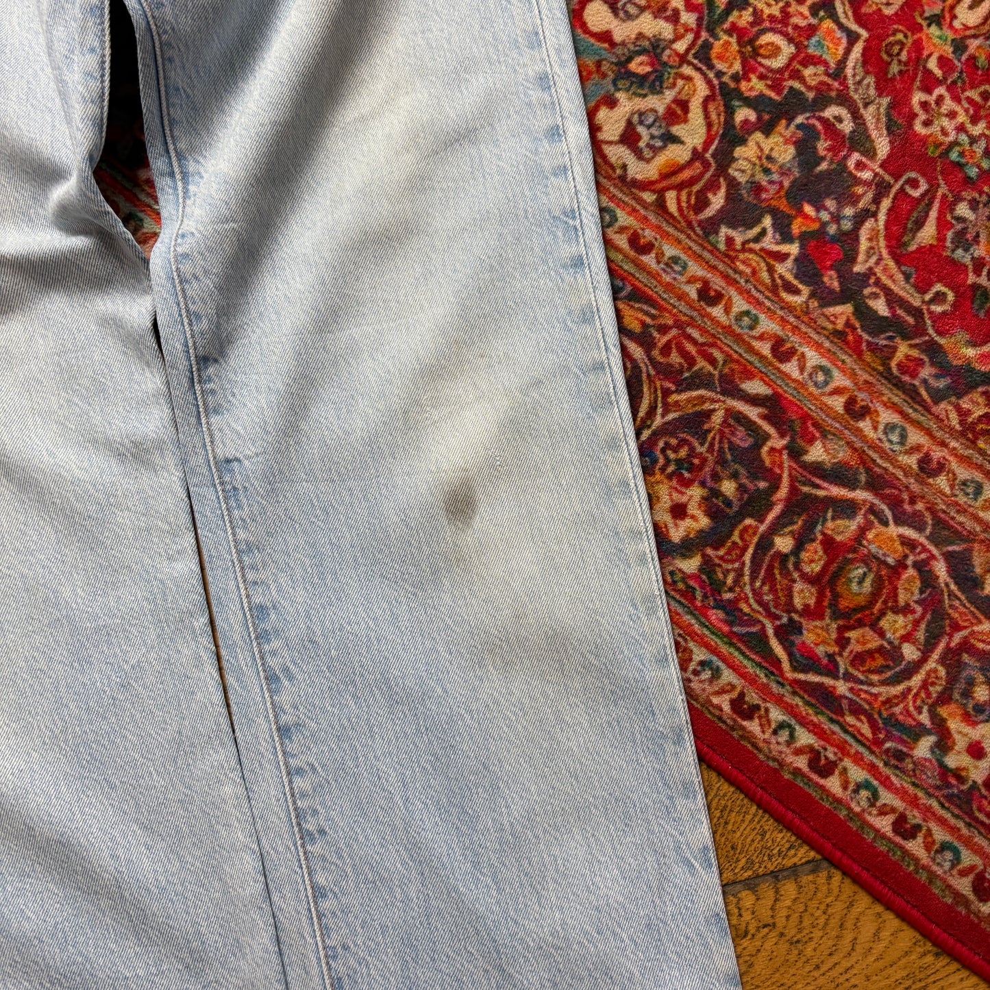 Vintage Levis 501 Straight Blue Denim Jeans - 30R