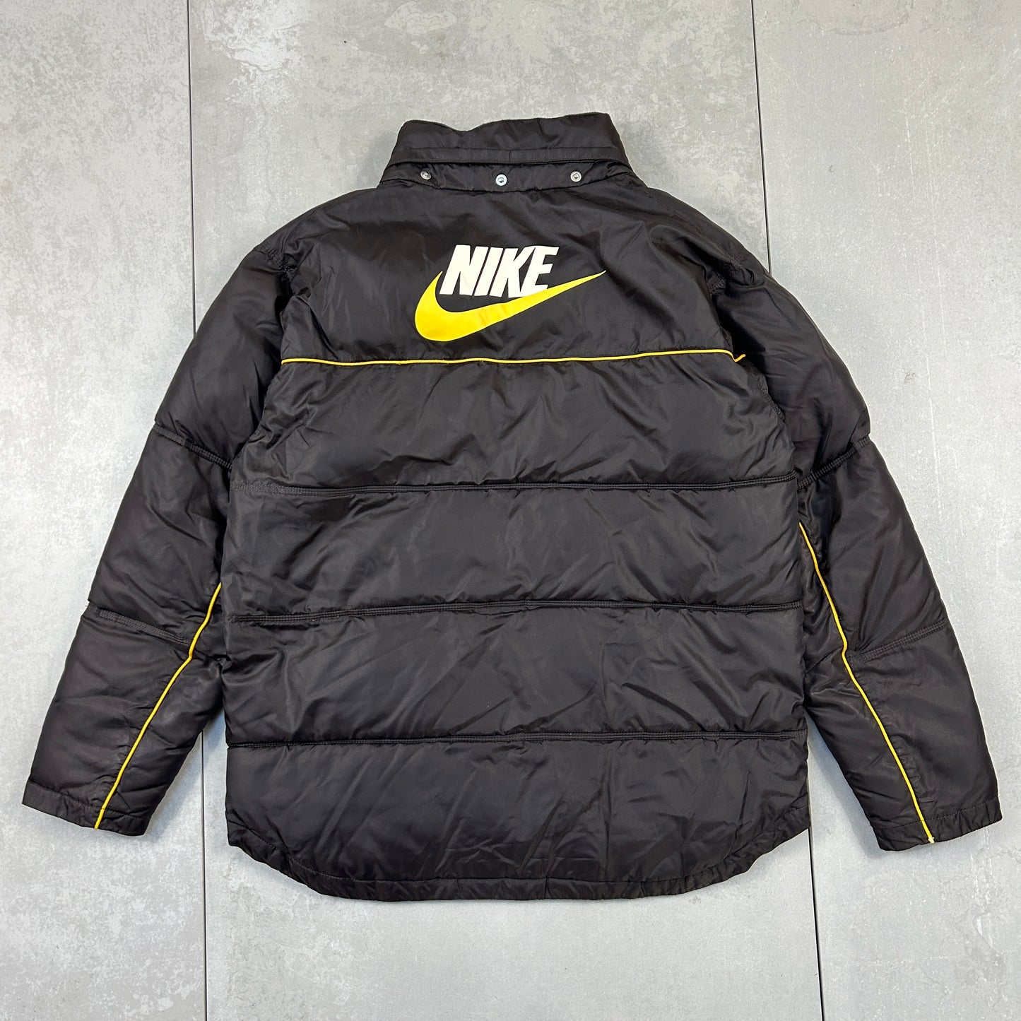 Vintage 00s Nike Brown Puffer Jacket - L