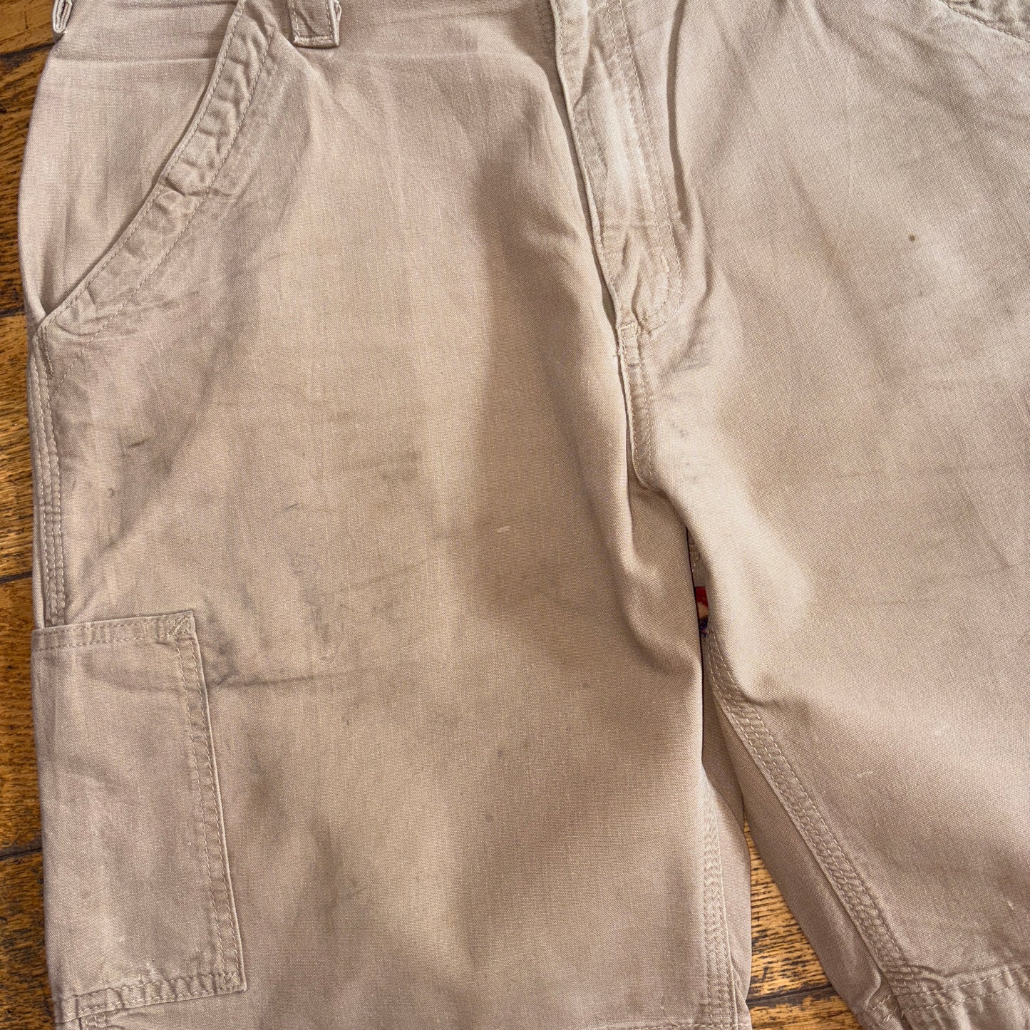 Vintage Carhartt Brown Workwear Baggy Carpenter Shorts - 34