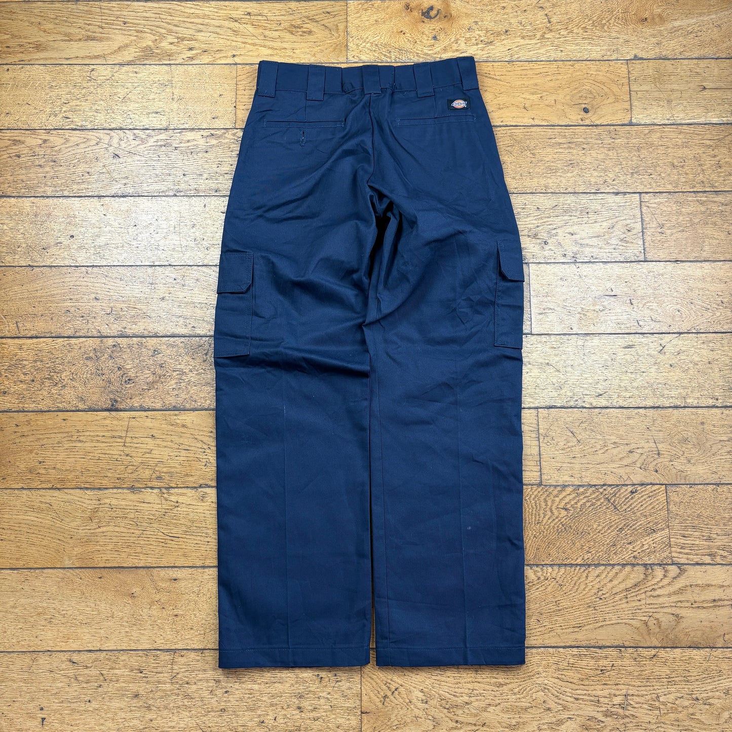 Vintage Dickies 874 Cargo Navy Vaggy Skate Trousers - 30